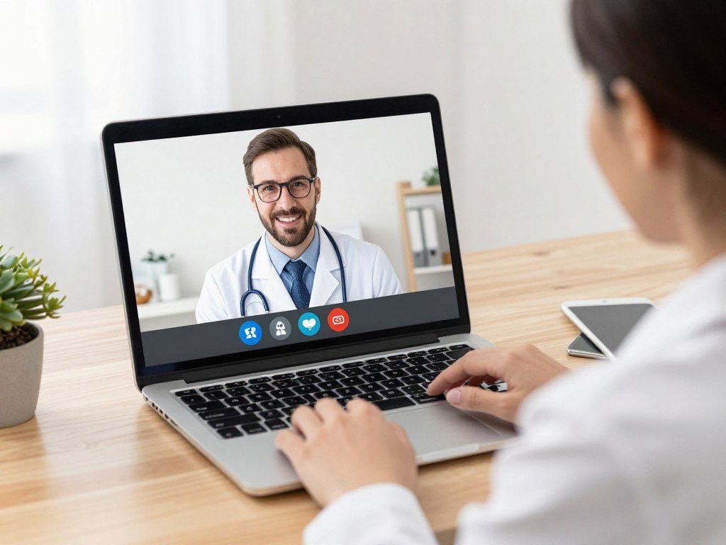 atendimento de telemedicina consulta online