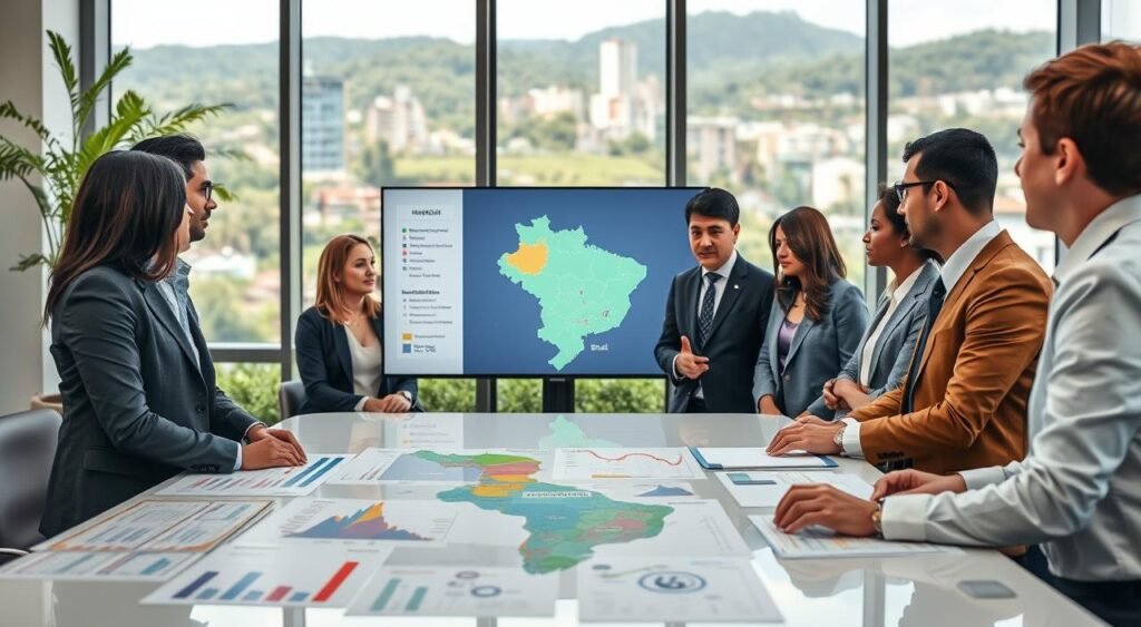 cobertura nacional e suporte regional