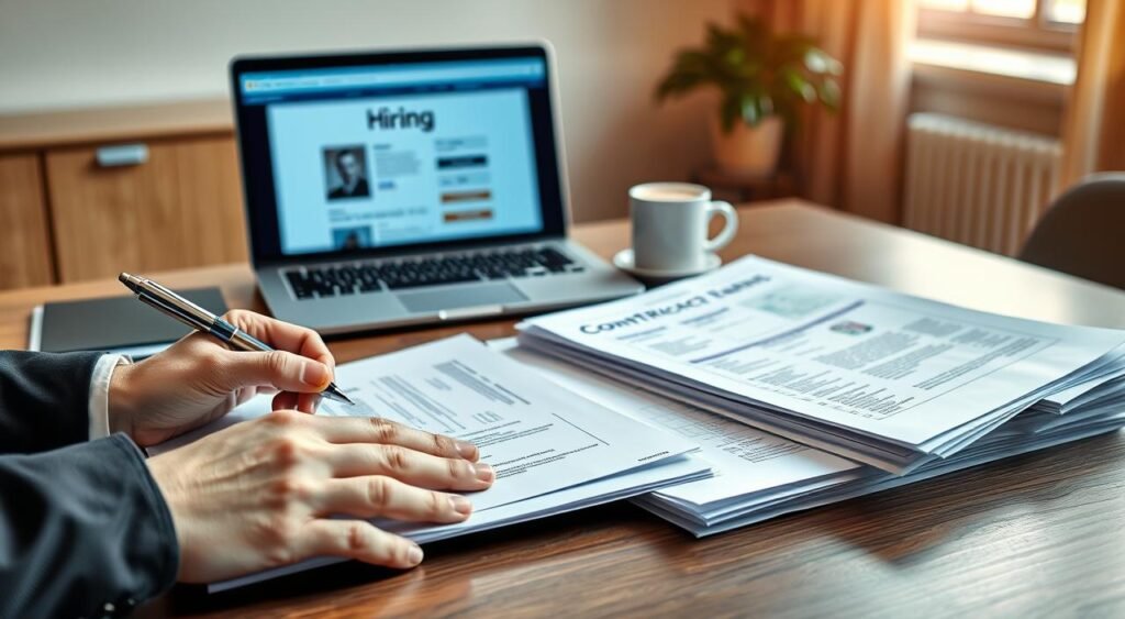 documentação necessária para contratação